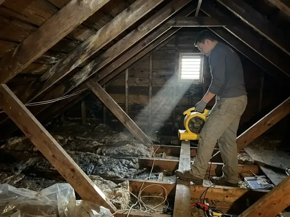 attic-water-damage-drying-proc-007 — frequently asked questions, Emergency Water Extraction & 24/7 Flood Response in Eastwoo…